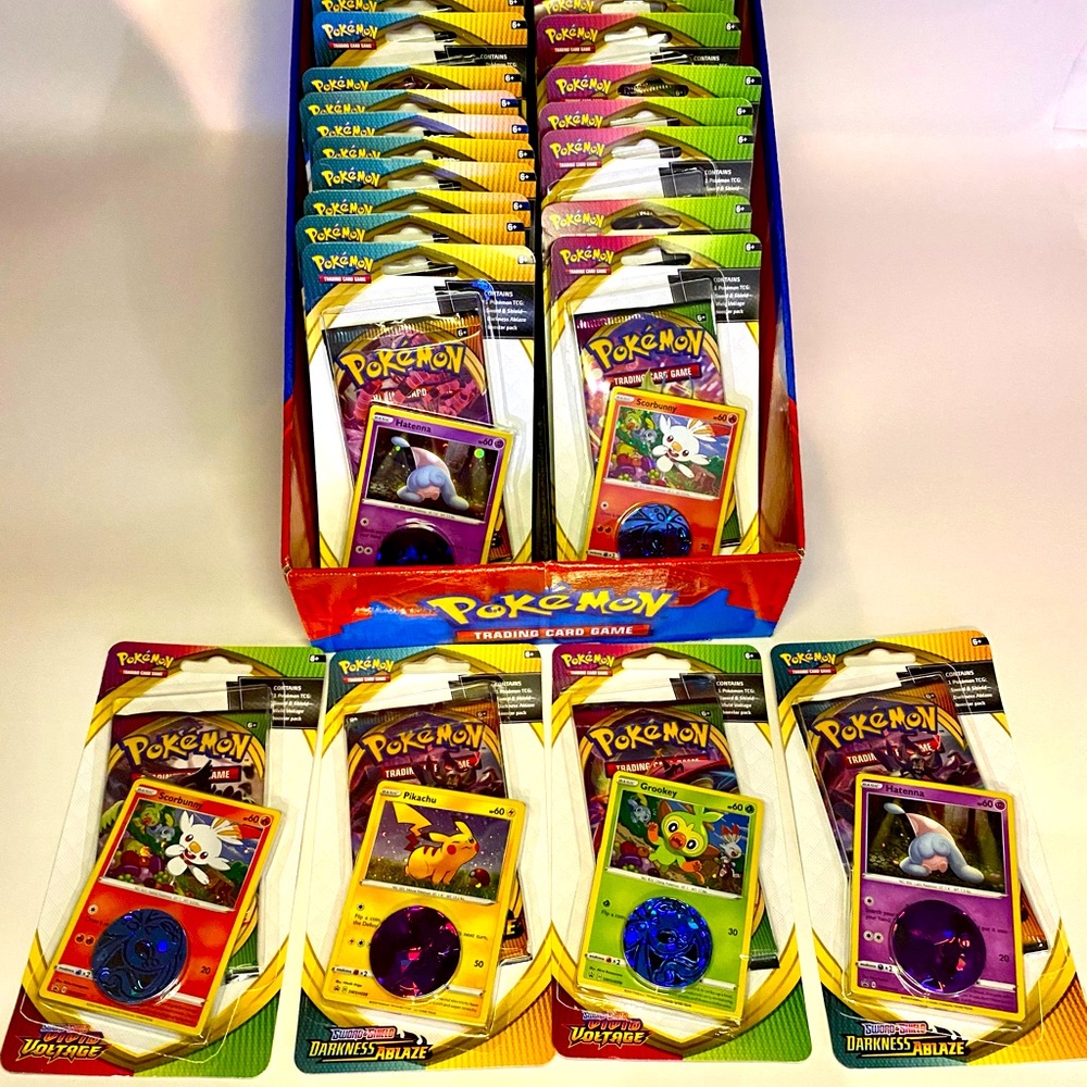 Pokémon 4-Pack Bundle Booster + Promo Cards